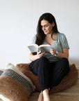 FLOOR CUSHION | TOSTADO & NATURAL-The Andes Project