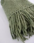PACHA THROW - MEDIUM | GREEN COLOUR-The Andes Project
