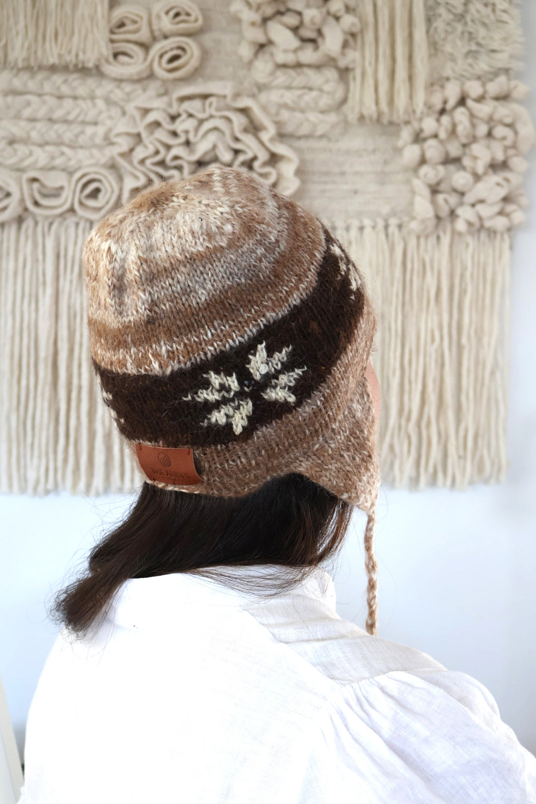 Beanie #1 - 100% Llama wool