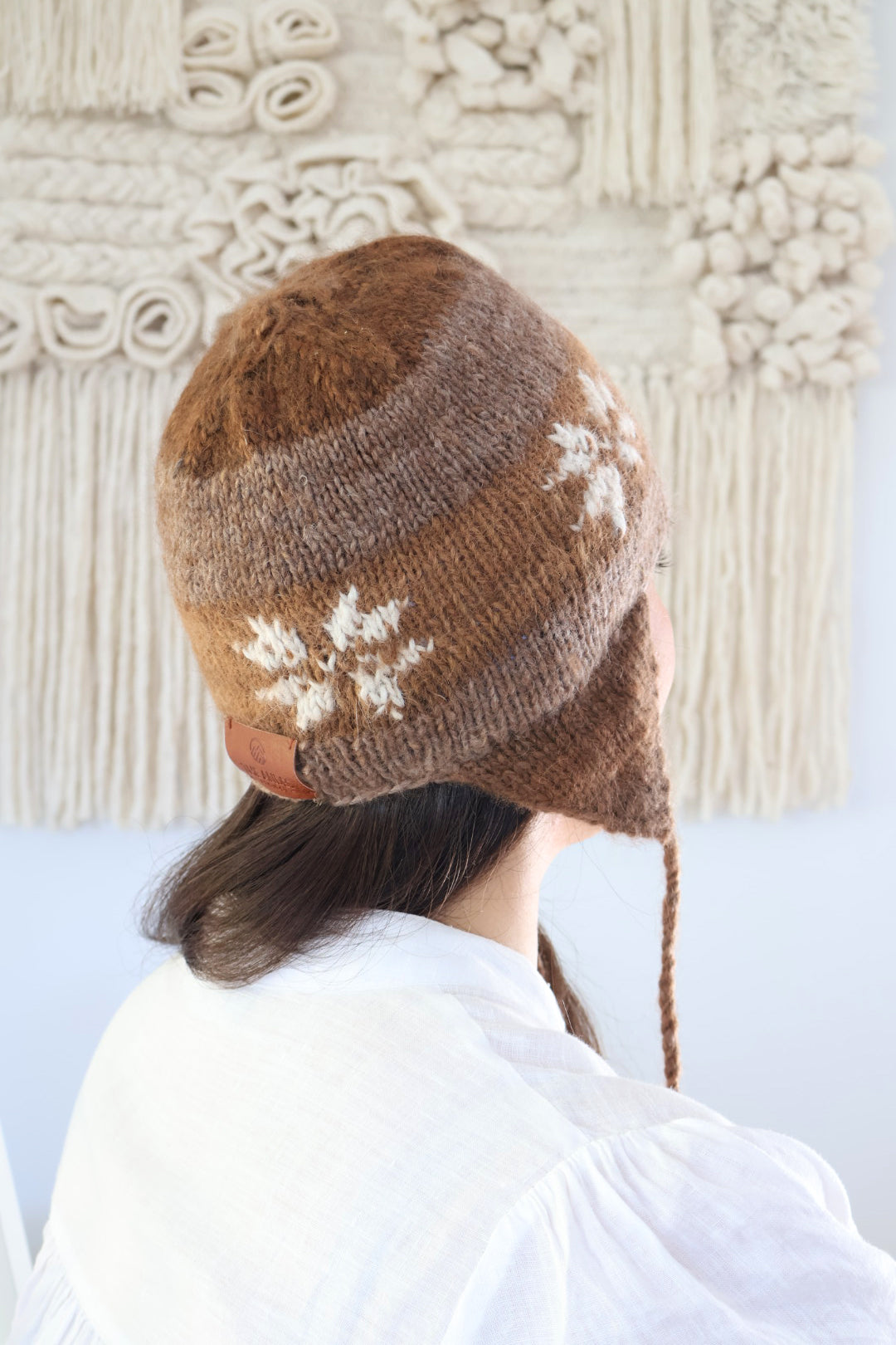 Beanie #3 - 100% Llama wool