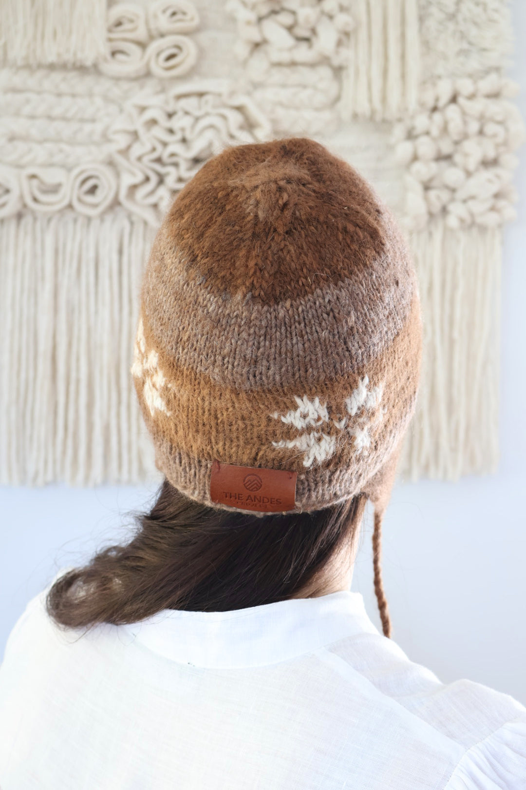 Beanie #3 - 100% Llama wool