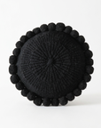 ROUND WITH POM POMS - MEDIUM