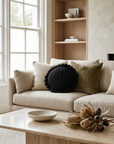 ROUND WITH POM POMS - MEDIUM