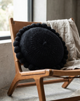 ROUND WITH POM POMS - MEDIUM