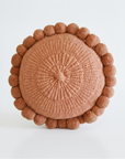 ROUND WITH POM POMS - MEDIUM