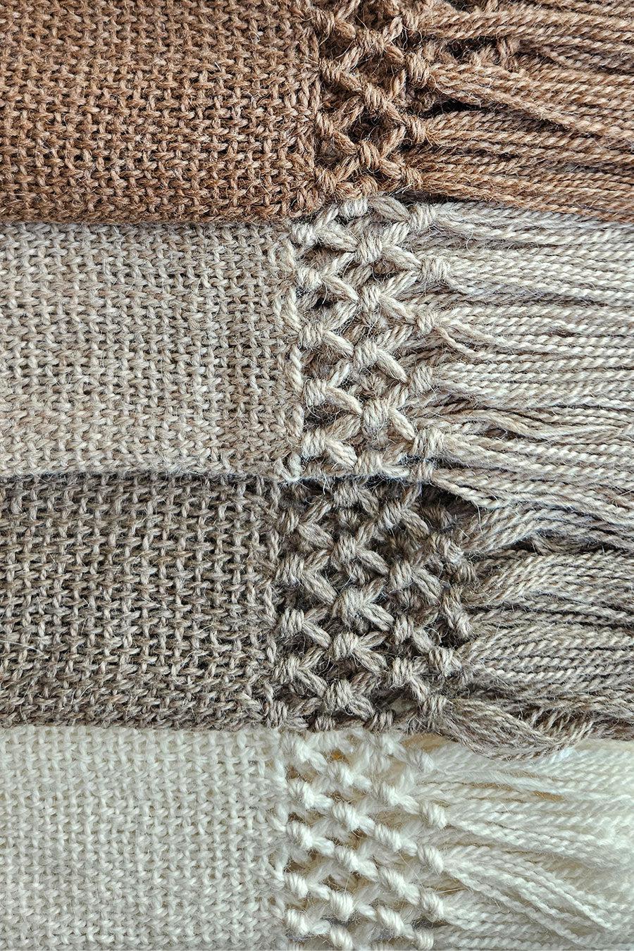 PUNA LLAMA THROW - SMALL | NATURAL COLOUR-The Andes Project