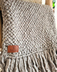 PACHA THROW - MEDIUM | GREY COLOUR-The Andes Project