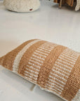 VALLE CUSHIONS - STYLE 1 - LUMBAR | CAMEL AND NATURAL-The Andes Project