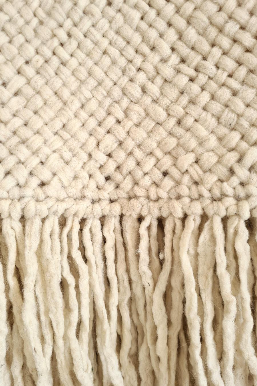 PACHA THROW - MEDIUM | NATURAL COLOUR-The Andes Project