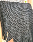 PACHA THROW - MEDIUM | BLACK COLOUR-The Andes Project