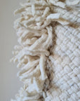 ORIGINAL SQUARE THICK THREAD WITH FRINGES - LARGE | NATURAL-The Andes Project