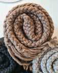 PACHA THROW - MEDIUM | CHOCOLATE-The Andes Project