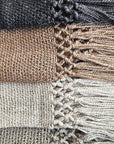 PUNA LLAMA THROW - SMALL | GREY COLOUR-The Andes Project