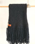 PACHA THROW - MEDIUM | BLACK COLOUR-The Andes Project