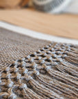PUNA LLAMA THROW - SMALL | GREY COLOUR-The Andes Project