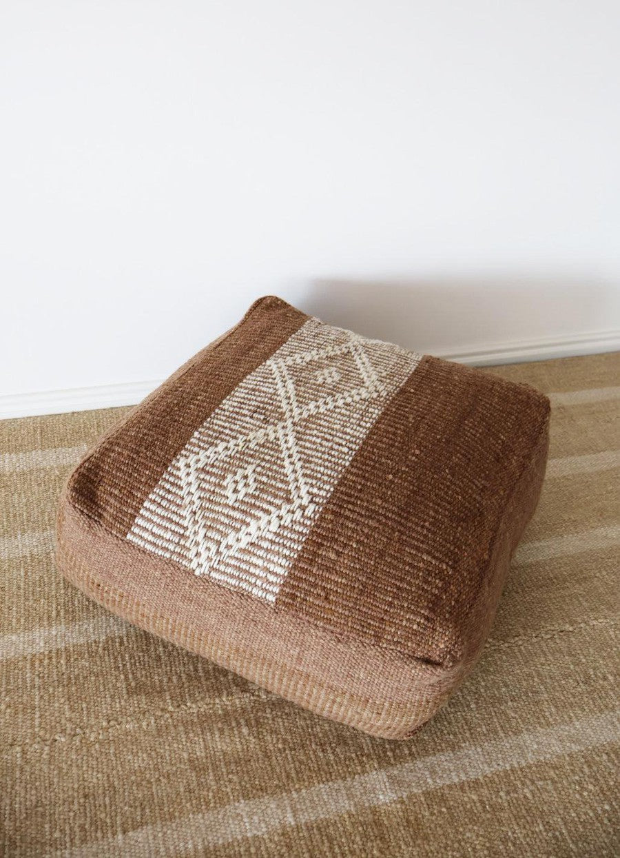 FLOOR CUSHION | TOSTADO & NATURAL-The Andes Project