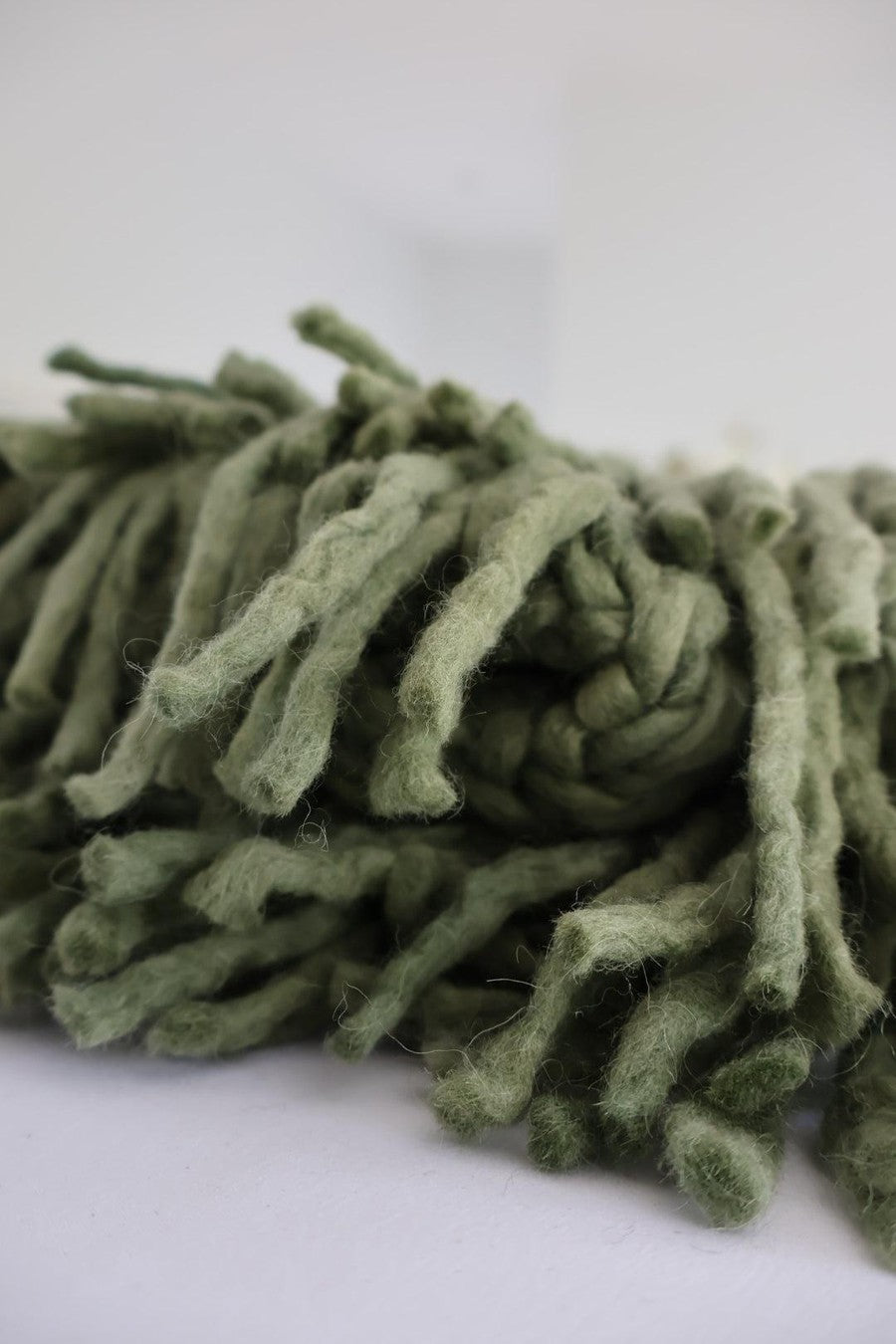 PACHA THROW - MEDIUM | GREEN COLOUR-The Andes Project