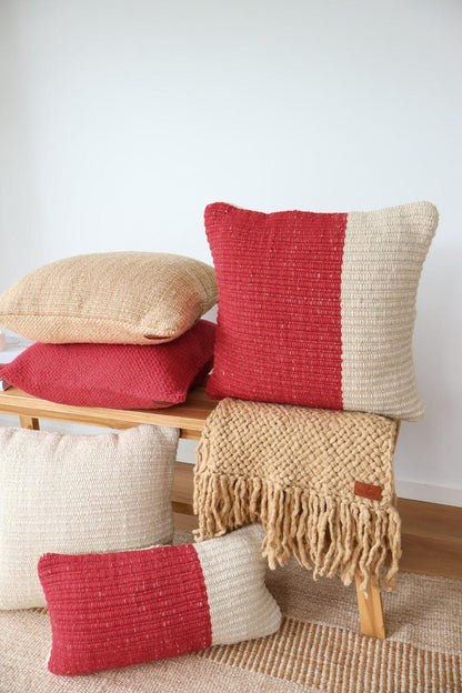 NORTE ORIGINAL LUMBAR TELAR THREAD | RED & NATURAL-The Andes Project