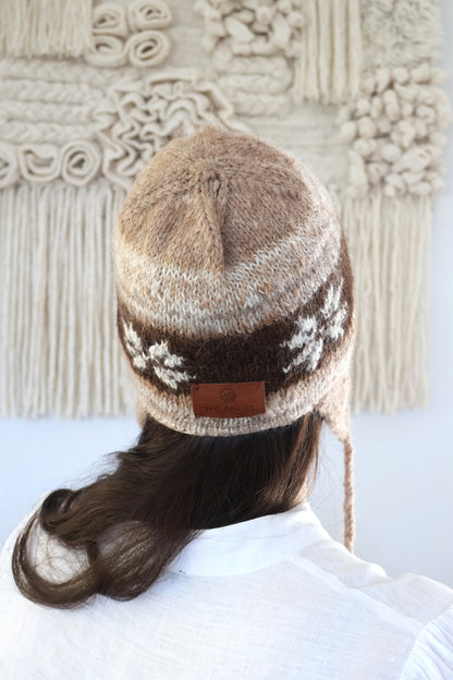 Beanie #1 - 100% Llama wool