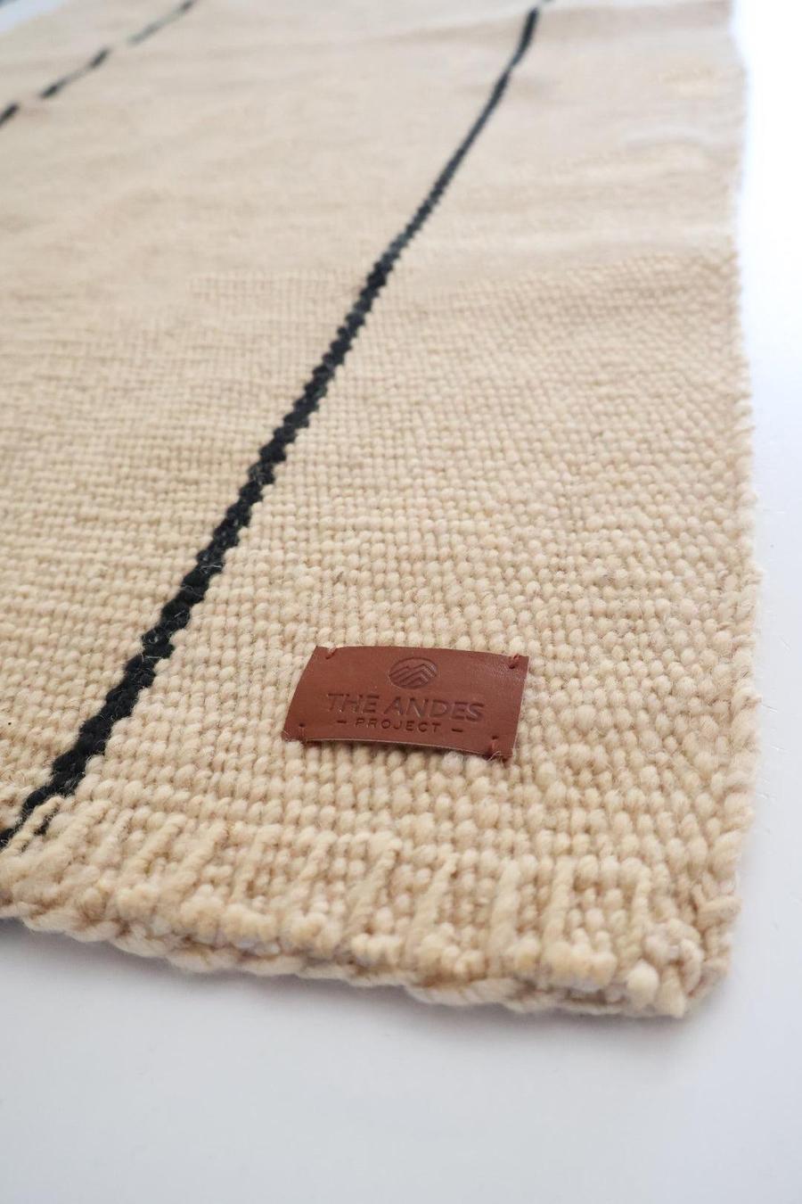 LINEA - Small #14- Handmade Sustainable 100% Sheep Wool - The Andes Project