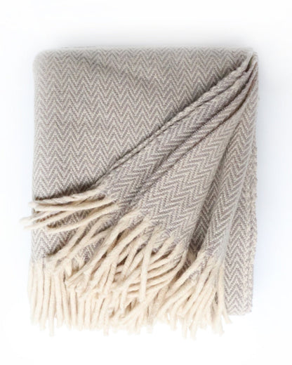 THROW - Natural & Grey - Medium