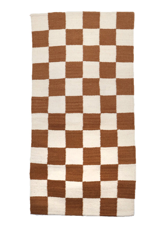ALTIPLANO - Damero - Rust & Natural- Small #5