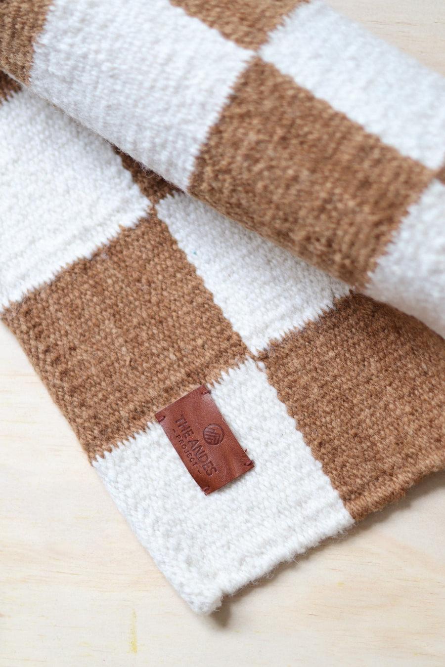 ALTIPLANO - Damero - Small #5- Handmade Sustainable 100% Sheep Wool - The Andes Project