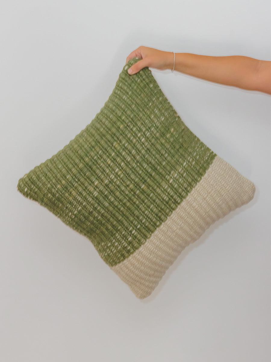 NORTE ORIGINAL SQUARE TELAR THREAD - LARGE | GREEN & NATURAL-The Andes Project