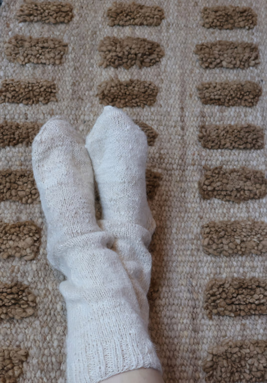 PUNA SOCKS | NATURAL COLOUR