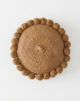 ROUND WITH POM POMS - MEDIUM