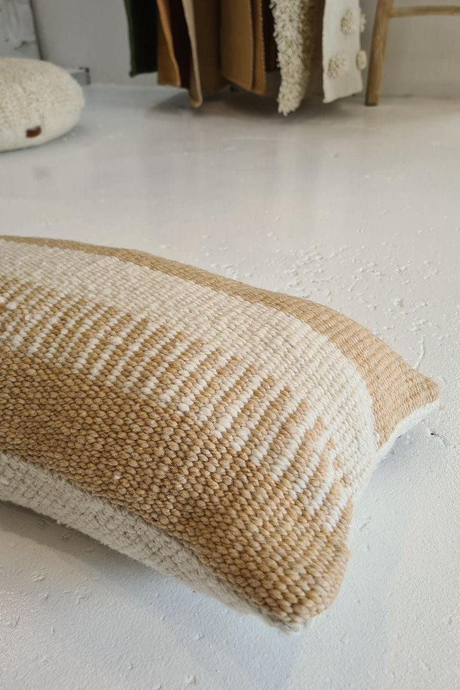VALLE CUSHIONS - STYLE 2 - LUMBAR | SAND AND NATURAL-The Andes Project