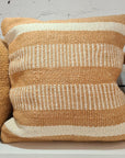 VALLE CUSHIONS - STYLE 1 - LARGE | CAMEL AND NATURAL-The Andes Project