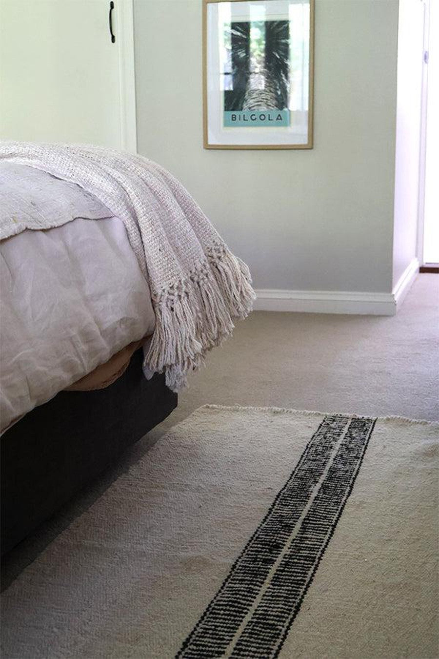 PLENA RUG | RUNNER #3 NATURAL & BLACK-The Andes Project