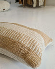 VALLE CUSHION - STYLE 2 - XL LUMBAR | SAND AND NATURAL-The Andes Project