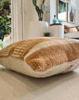 VALLE CUSHIONS - STYLE 1 - LARGE | CAMEL AND NATURAL-The Andes Project