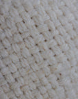 SQUARE WITH POM POMS - MEDIUM | NATURAL-The Andes Project