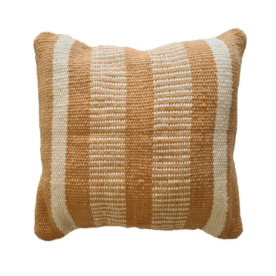 VALLE CUSHIONS - STYLE 1 - LARGE | CAMEL AND NATURAL-The Andes Project