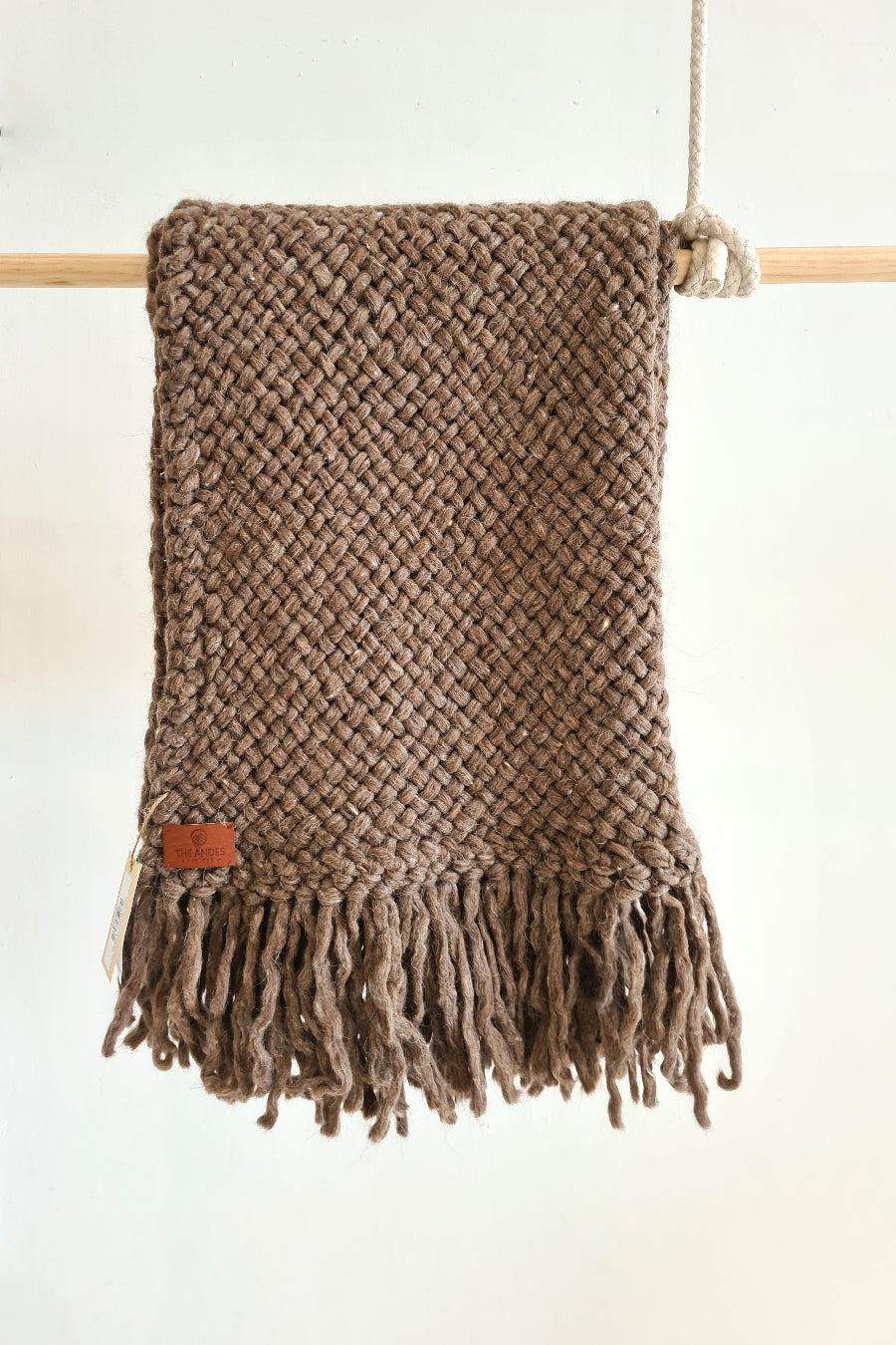 PACHA THROW - MEDIUM | CHOCOLATE-The Andes Project