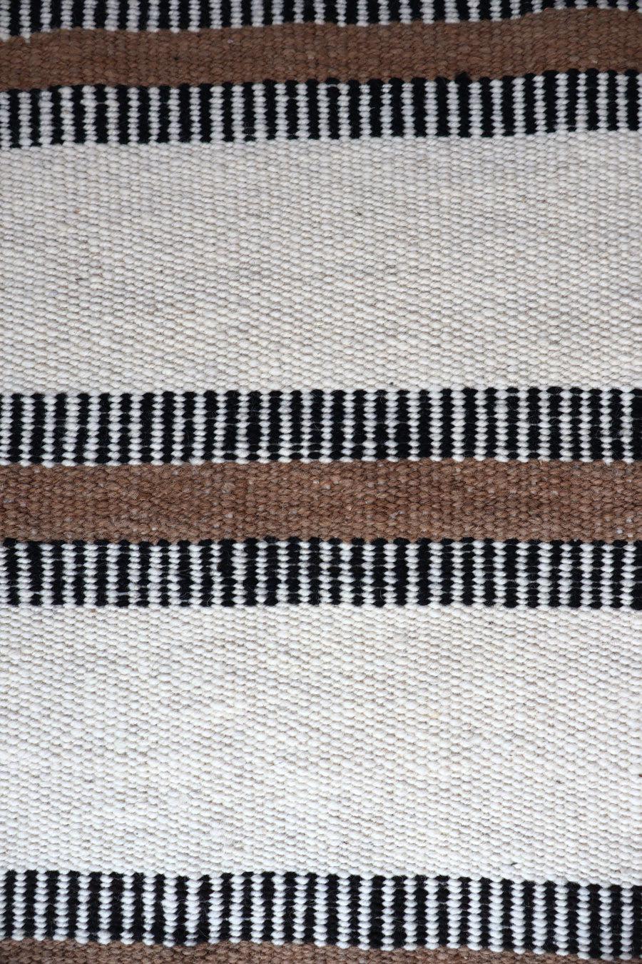 PLENA RUG | RUNNER #9 NATURAL, TOSTADO & BLACK-The Andes Project